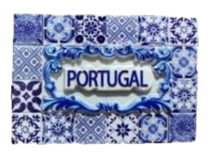 IMAN RESINA AZULEJO PORTUGAL  6,5CM