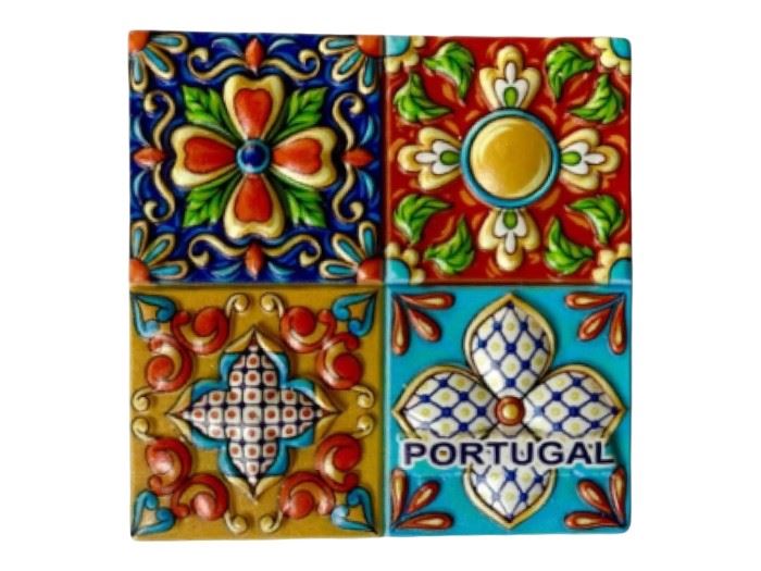 IMAN RESINA AZULEJO PORTUGAL  6,5CM