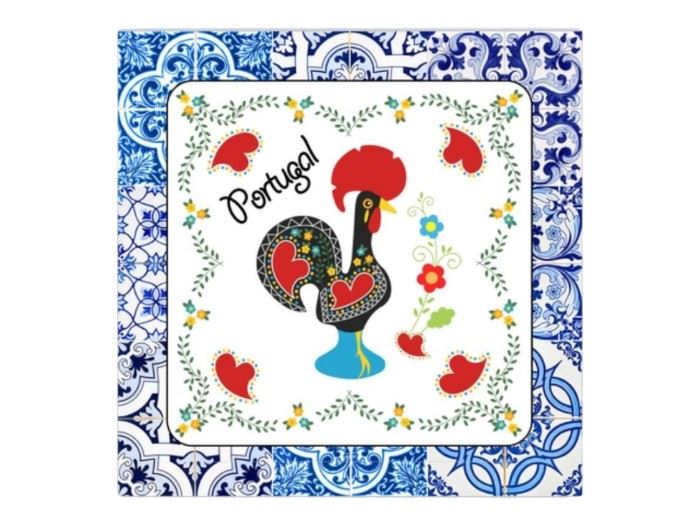 IMAN RESINA AZULEJO PORTUGAL  6,5CM