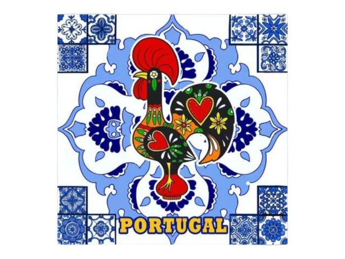IMAN RESINA AZULEJO PORTUGAL  6,5CM