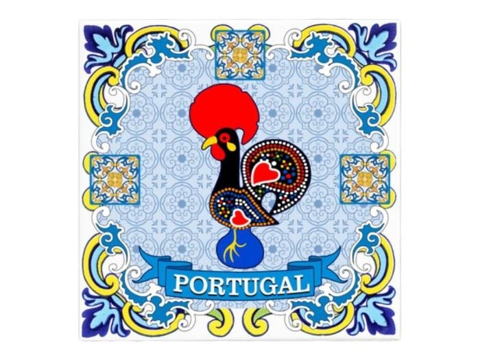 IMAN RESINA AZULEJO PORTUGAL  6,5CM