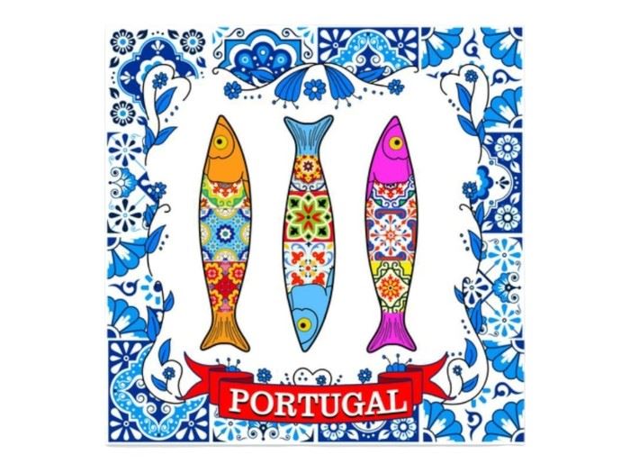 IMAN RESINA AZULEJO PORTUGAL  6,5CM