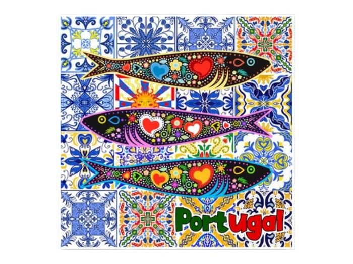 IMAN RESINA AZULEJO PORTUGAL  6,5CM