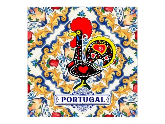 IMAN RESINA AZULEJO PORTUGAL  6,5CM