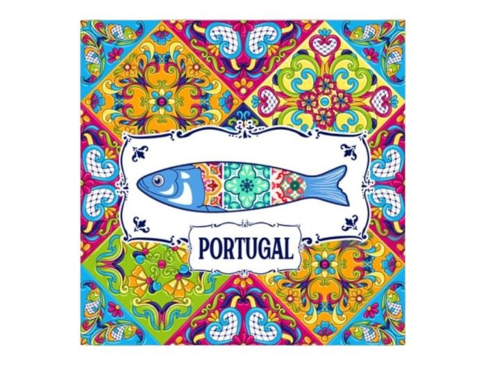 IMAN RESINA AZULEJO PORTUGAL  6,5CM