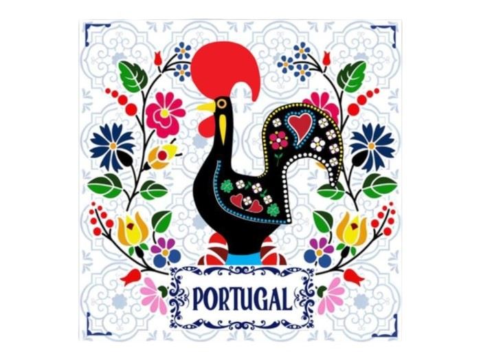 IMAN RESINA AZULEJO PORTUGAL  6,5CM