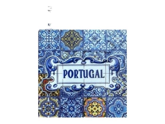 IMAN RESINA AZULEJO PORTUGAL  6,5CM