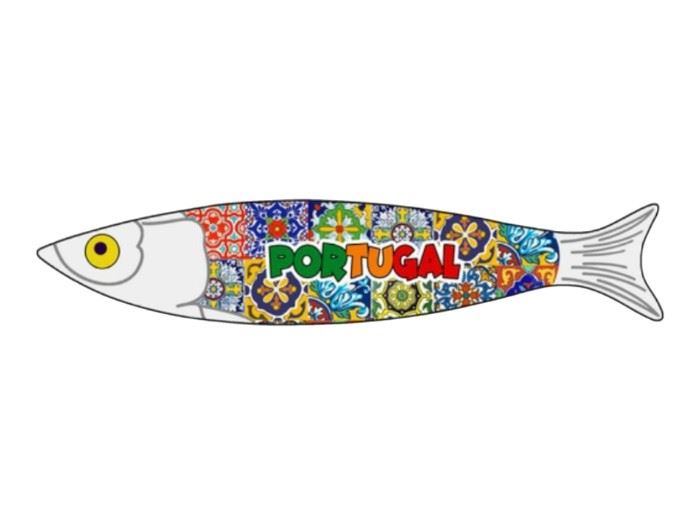 IMAN RESINA SARDINHA PORTUGAL  11,5CM