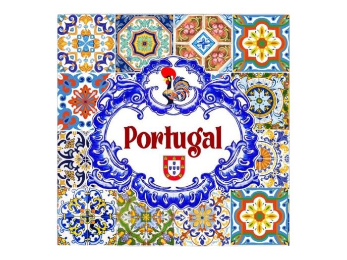 IMAN RESINA AZULEJO PORTUGAL  6,5CM