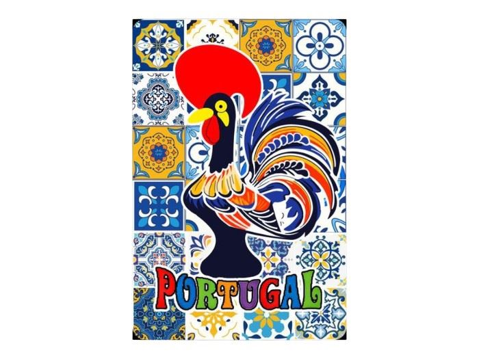 IMAN RESINA AZULEJO PORTUGAL  6,5CM
