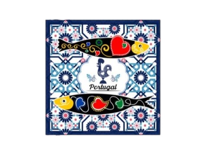 IMAN RESINA AZULEJO PORTUGAL  7,5CM