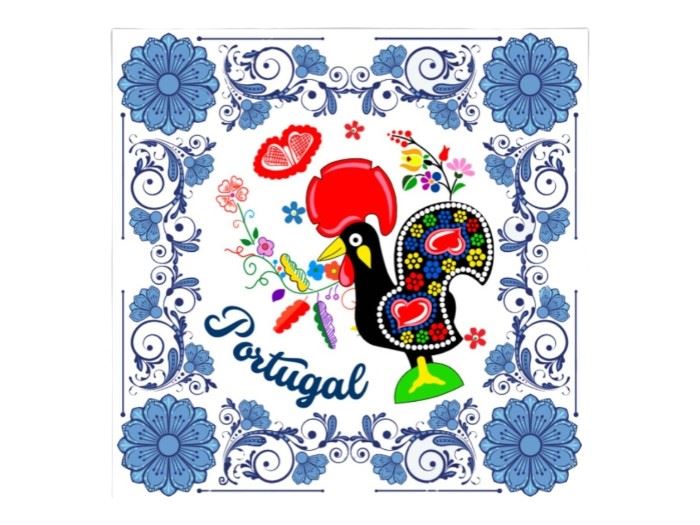 IMAN RESINA AZULEJO PORTUGAL  6,5CM