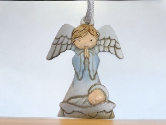 ANJO C/ MENINO PENDURAR 5x2CM