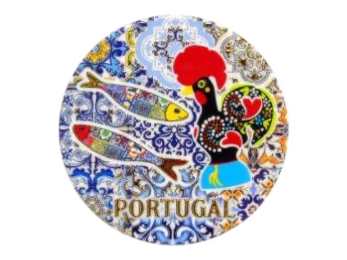 BASE RED. C/IMAN AZULEJOS "PORTUGAL" 8X8CM