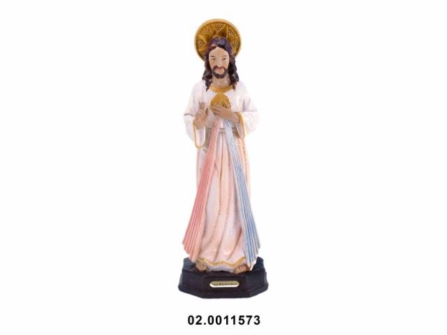 JESUS MISERICORDIOSO COLORIDO 6X5X21CM