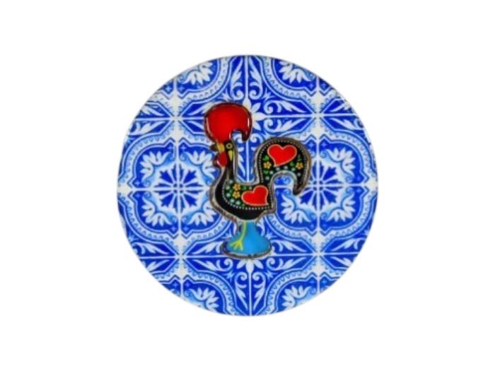 PLACA RED. AZULEJO C/IMAN "PORTUGAL" 6X6CM