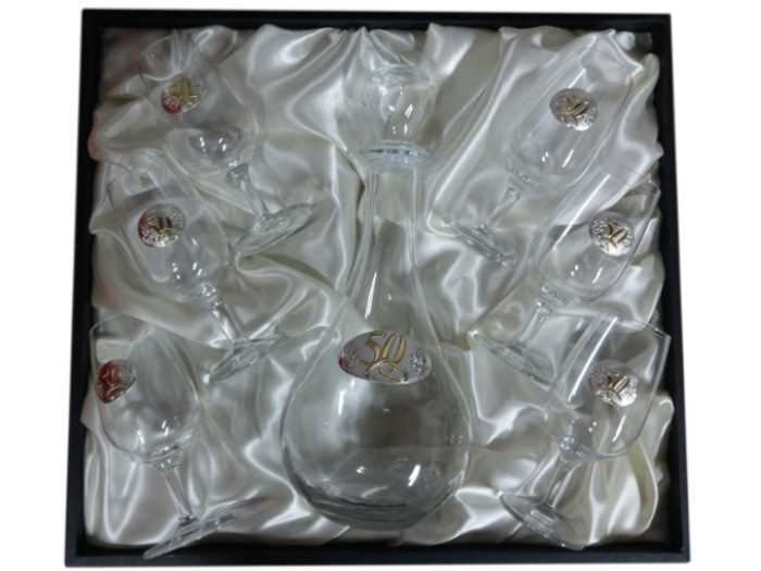 CONJ. 7PCS C 50A PRATA C/ ESTOJO