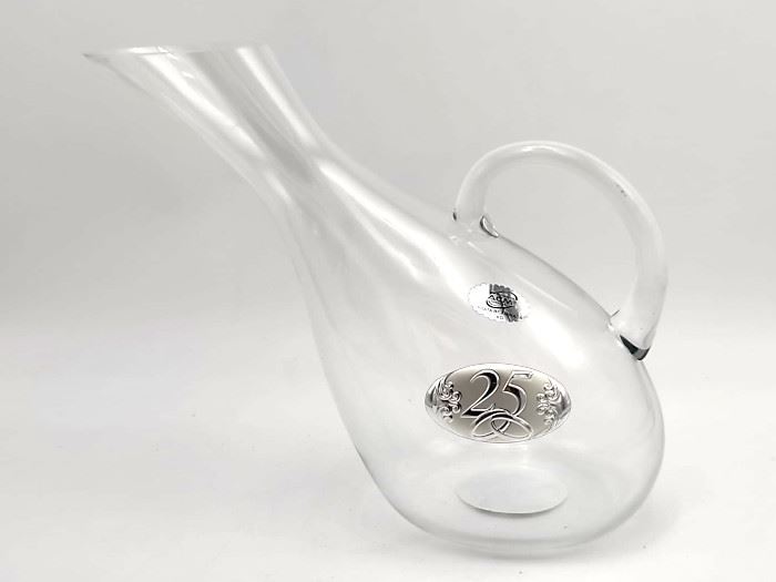 DECANTER 1250ML C/ APL. 25 ANOS EM PRATA(1277)