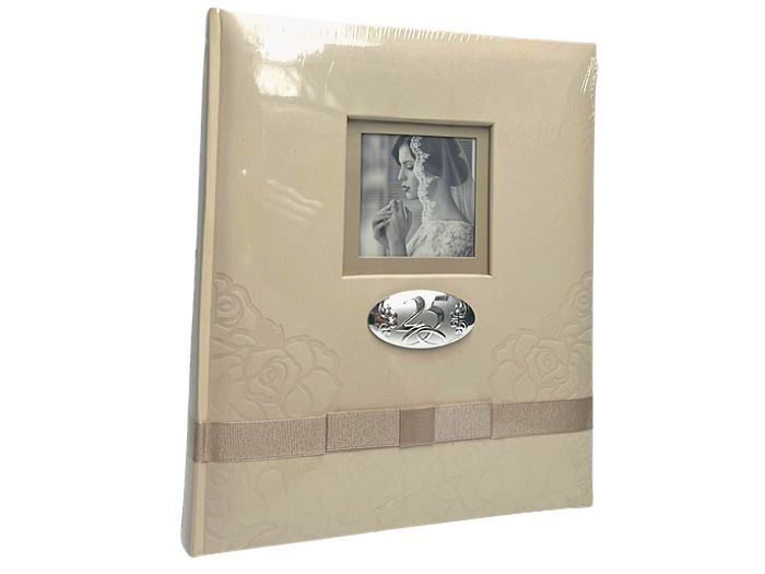 ALBUM 24X29CM  30 FOLHAS C/APL. PRATA