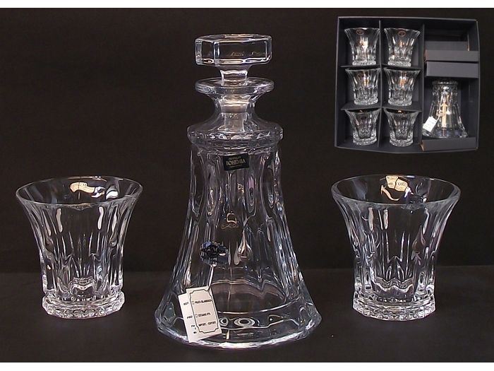 CONJ. 7P WHISKY WELLINGTON C/ APL PRATA