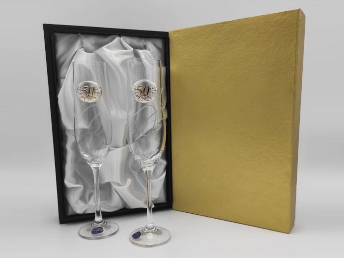 CONJ. 2 FLUTES STRING 25 A C/ESTOJ. OURO