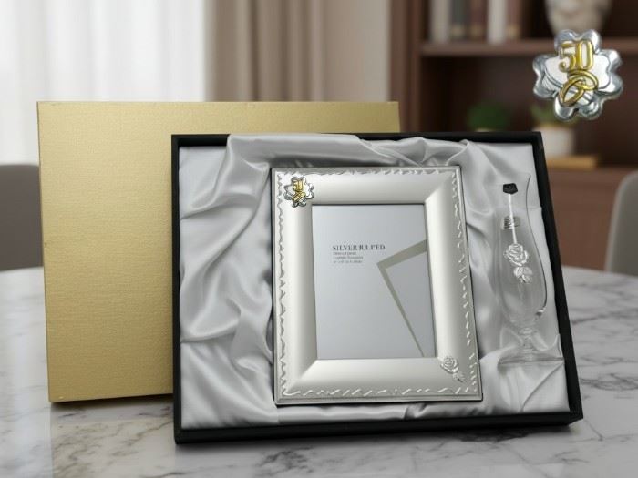 CONJ. MOLD 84ASS056 +JARRA PRATA 50 ANOS