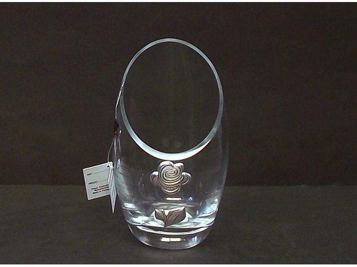JARRA 19CM OVAL C/ PRATA