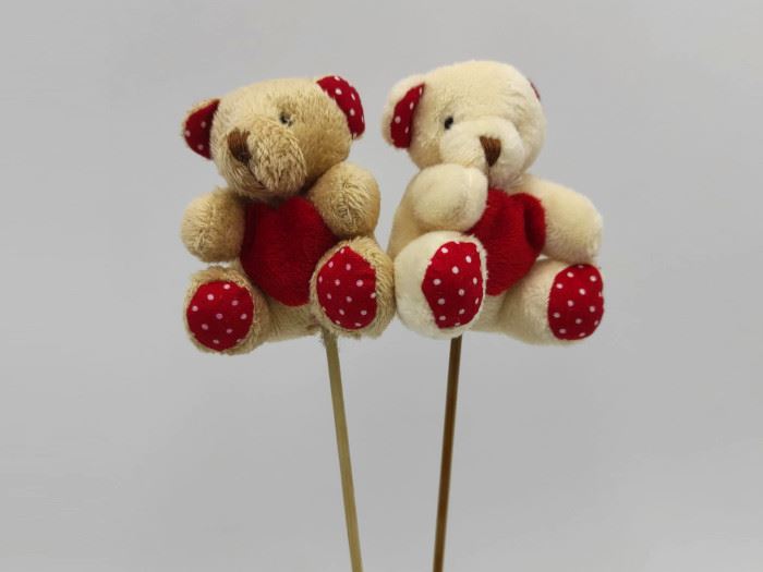 PELUCHE URSO C/ PICO 8CM