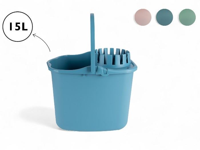 BALDE 15L C/ ESPREMEDOR ESFREGONA 380X310X290