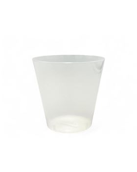 VASO PLAST. MAJORELLE 14 CM TRANSPARENTE