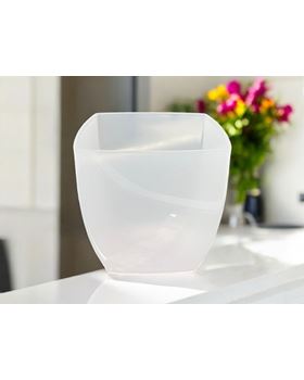 VASO PLAST. VERSALHES 14 CM TRANSPARENTE