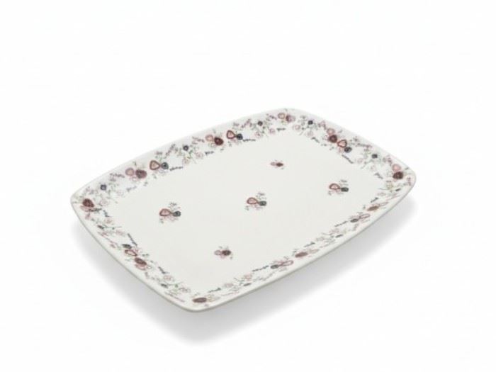 TRAVESSA  RECT. 29X18CM  NAMORADOS