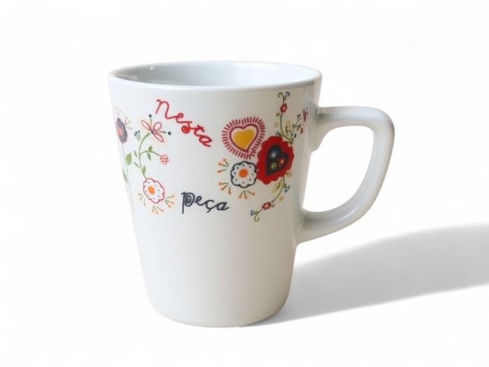 CANECA  CONICA  ALTA NAMORADOS  12,5X8CM