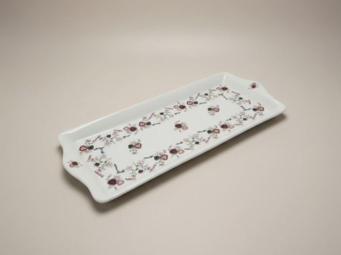 BANDEJA RECT. PORC 34,5CM NAMORADOS