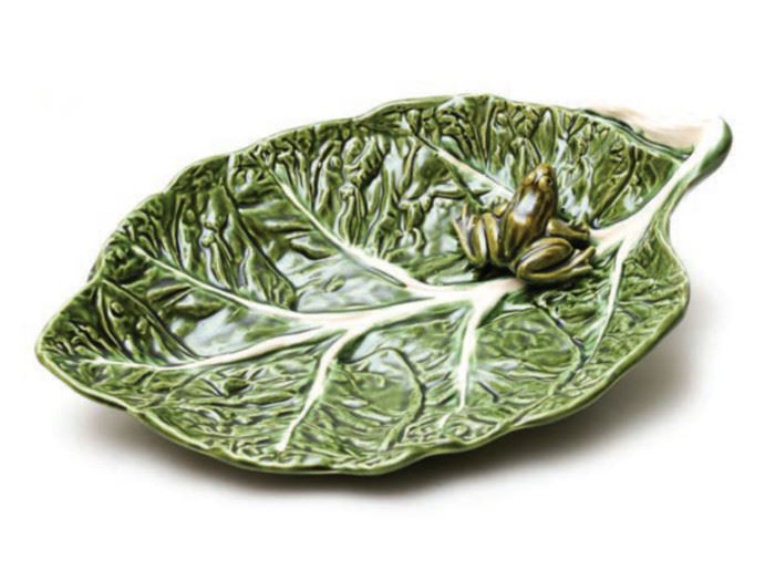 FOLHA COUVE OVAL 36 X 24 X 8CM C/RA