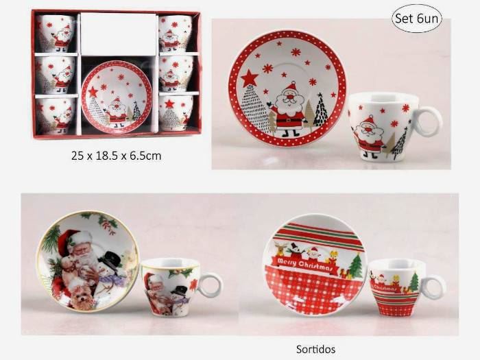 CONJ. 6 CHAVENAS CAFE C/ PIRES NATAL (SH02/AH)