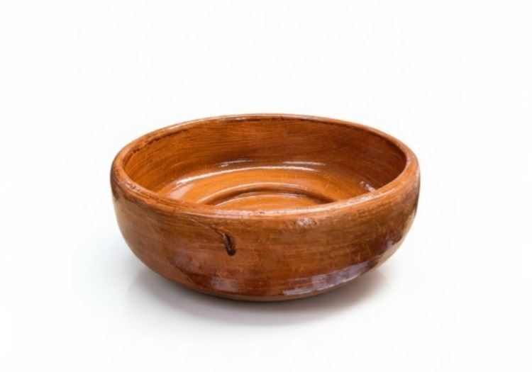TAÇA PNEU PINTADA MEDIA 20X7CM VERNIZ
