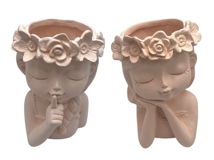 VASO MENINA CRU  18x16x26,5cm