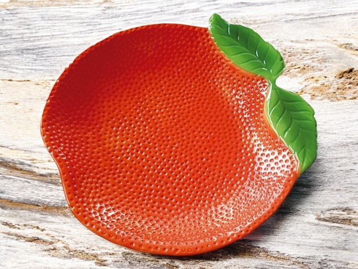 PRATO DECORATIVO FRUTA LARANJA 24x21,4x3,7CM