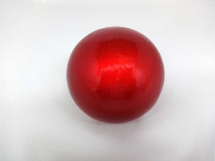 BOLA 12CMØ COR VERMELHO