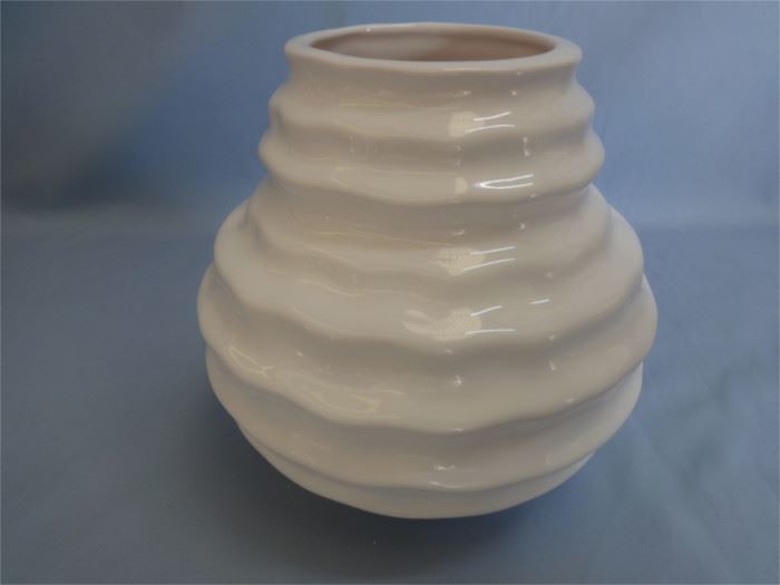 JARRA ONDAS 19X18CM  BRANCO