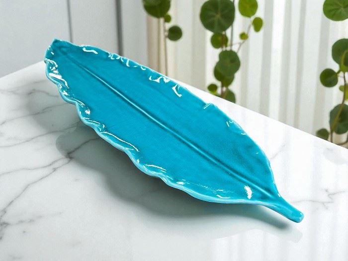 TRAVESSA FOLHA 2X46CM AZUL