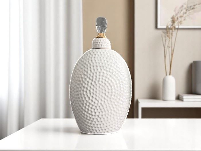 POTE BRANCO 21x11x39CM