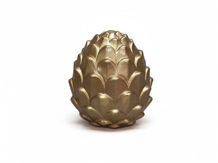 PINHA  OURO 15*15*16CM