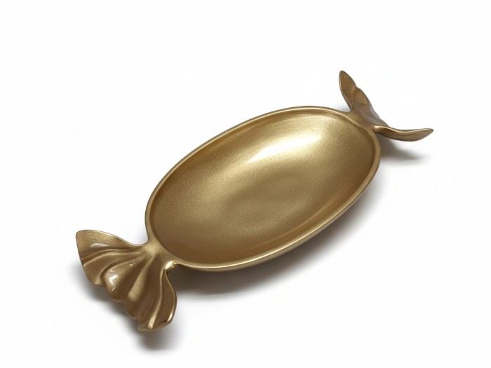 PRATO REBUÇADO 33*15*5CM  OURO