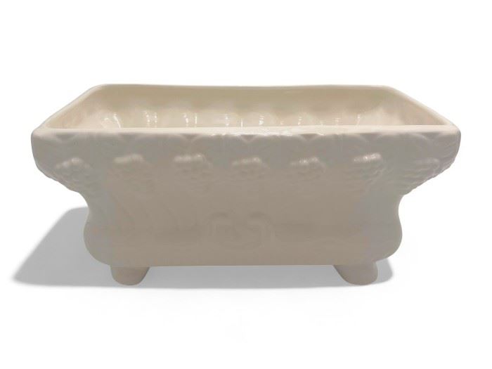 FLOREIRA GR UVAS  29x15x15CM CREME