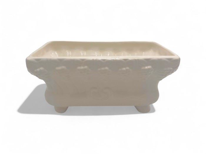 FLOREIRA PQ UVAS  24x13x13CM CREME