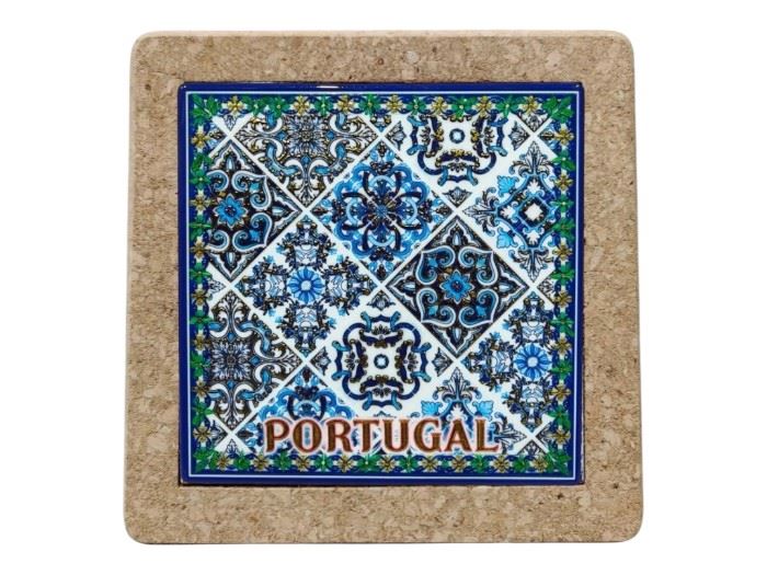 BASE TABUA AZULEJO CORTIÇA PORTUGAL 19,5CM