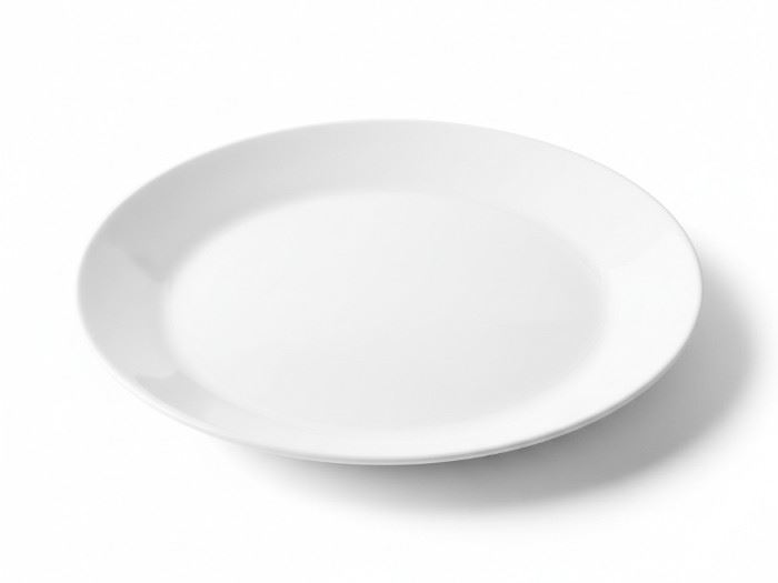 PRATO LADEIRO BRANCO 27CM