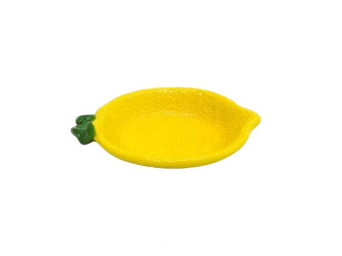 TAÇA LIMAO AMARELO 16X11X3CM